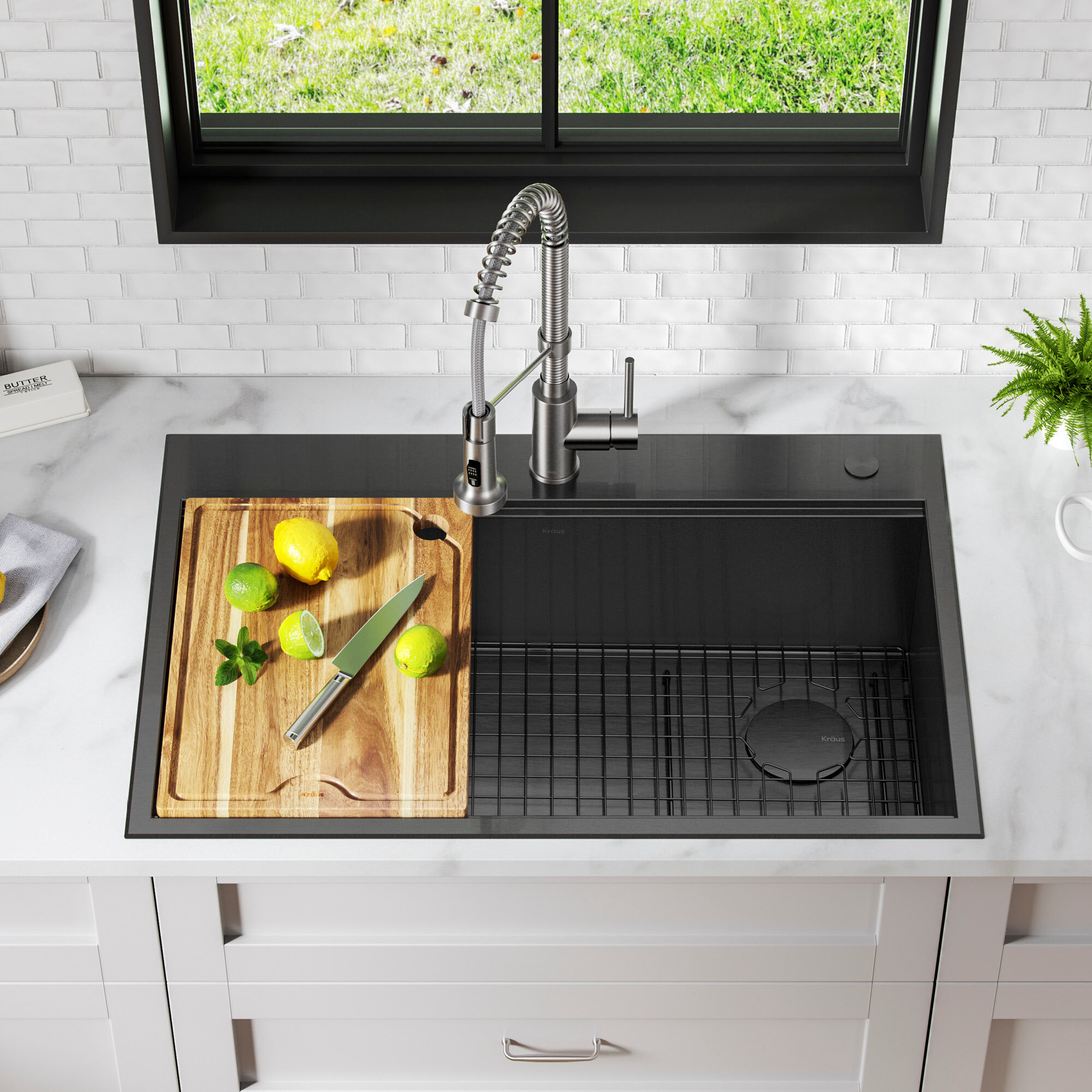 https://assets.wfcdn.com/im/53243605/compr-r85/1312/131286776/kraus-kore-workstation-33-l-top-mount-drop-in-16-gauge-black-stainless-steel-single-bowl-kitchen-sink.jpg