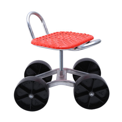 Adjustable Height Rolling Garden Seat