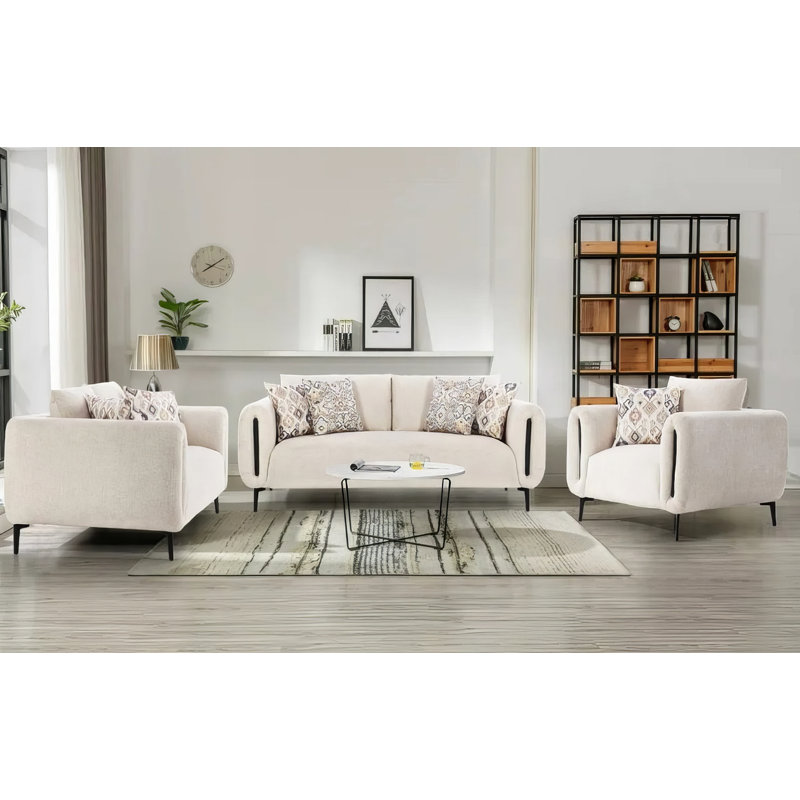 Super Venosa Sofa And Loveseat + Chair