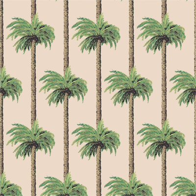 Retro Tiki Palm Trees - Wallpaper