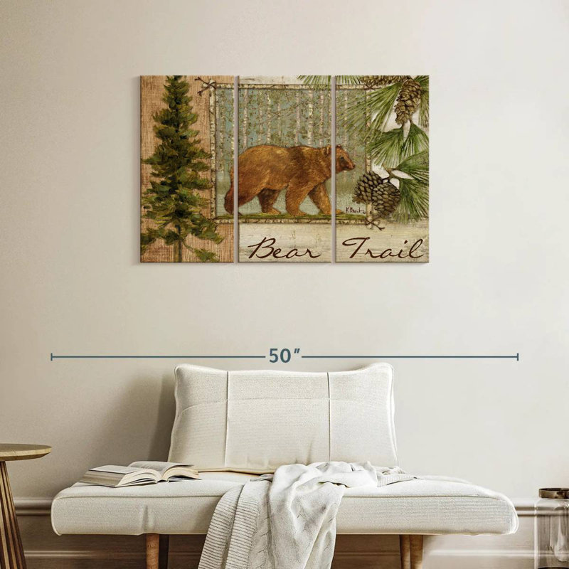 Sentier des ours, H 24 po x l 38 po