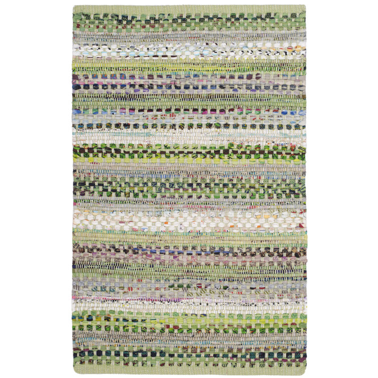 Vesey Hand Woven Cotton Striped Rug
