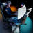 ARES WING Gaming Desk with Infinity Mirror RGB Light Office Computer Table Z Shade White-106460472