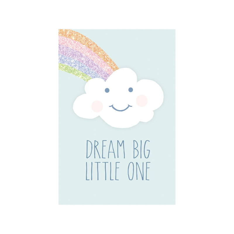 Art de rêve big little, Toile tendue, H 12 po x l 8 po x P 0,75 po