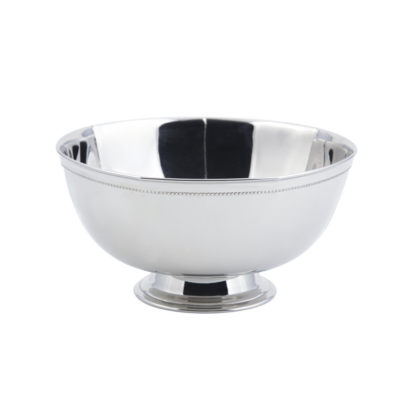 Bon Chef Stainless Steel Serving Bowl, 4.62" H x 8" W x 8" D