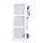 Frosted Glass 3-Lite Slab Solid Manufactured Wood Core Standard Door-93547386