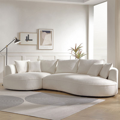 Curved Sofa With Ingenious Shape