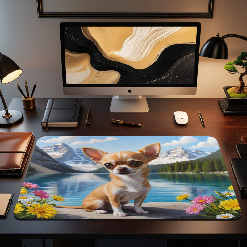 Polyester Desk Pad, 31.5x15.5
