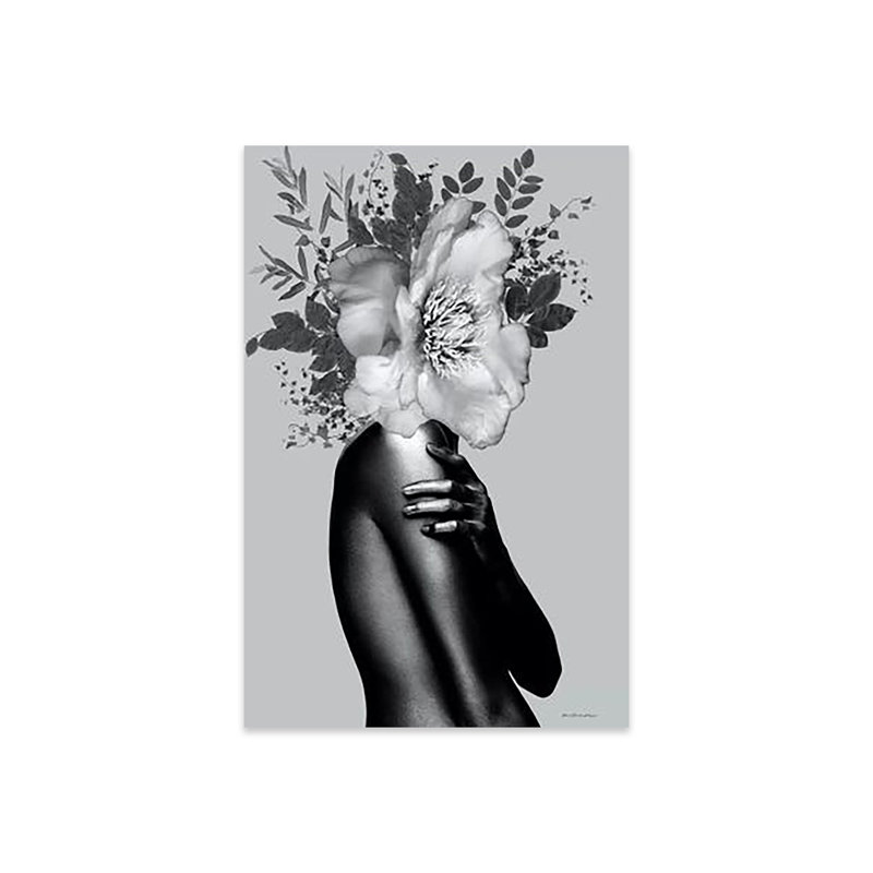 Lady Grey, impression sur verre acrylique, H 24 po x l 16 po x P 0,25 po