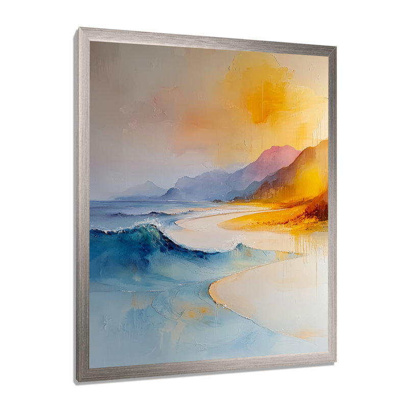 Azden - paysages, art mural sur toile, Argent argent, H 40 po x l 30 po, Reproduction encadrée d'une seule photo