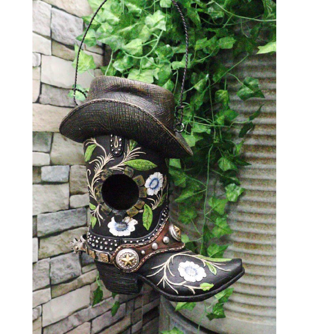 10.75'' H x 9.25'' W x 5.25'' D Hanging Birdhouse (Set of 2) Bungalow Rose