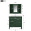 Meuble-lavabo 36 po avec armoire à pharmacie et miroir Royal-106912724