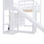 Wood House Loft Bed With Slide