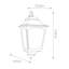 Thurstone Black 41cm H Outdoor Wall Lantern