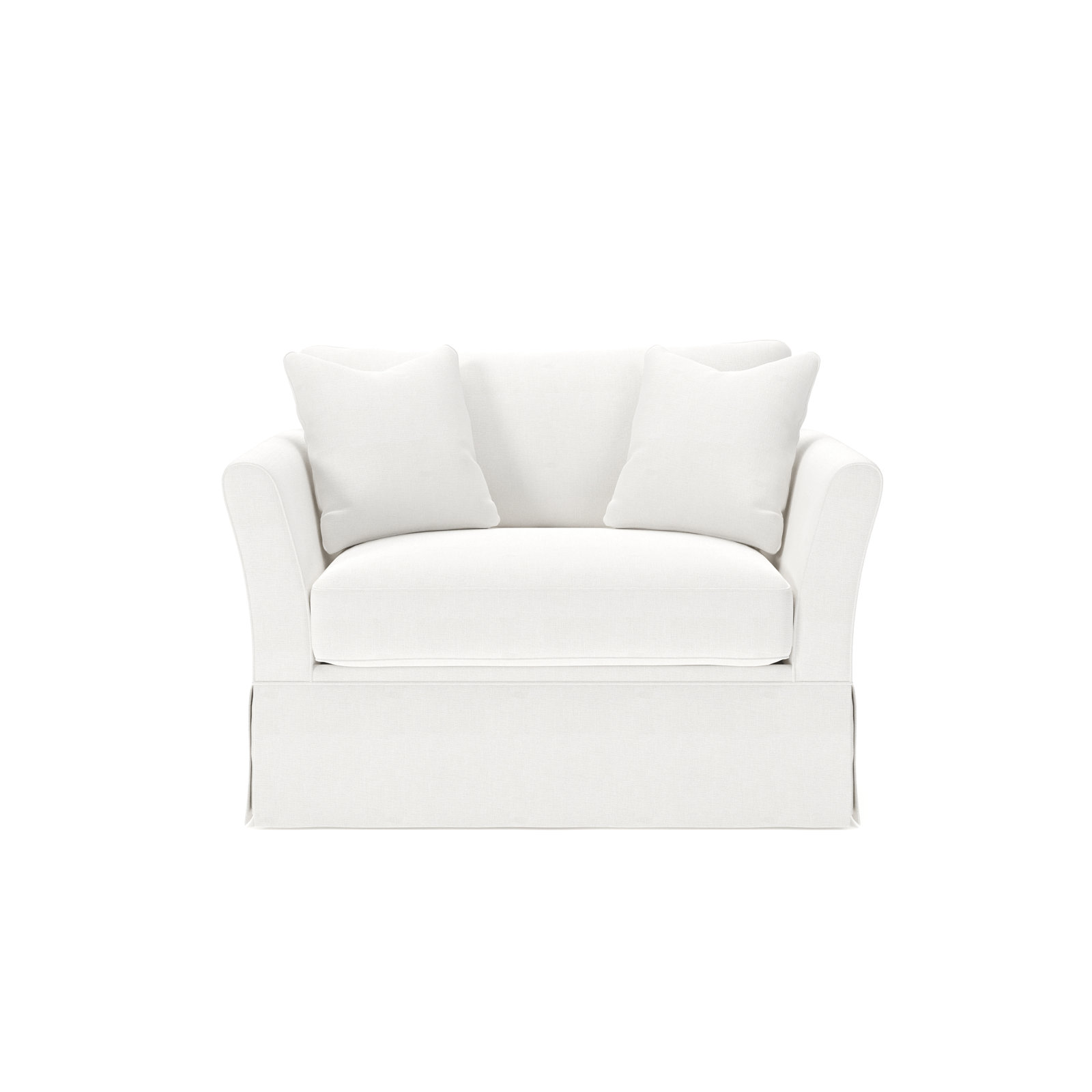 Shelby Upholstered Chair And A Half, Drusky Moonglow Sustain® Basketweave
