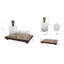 Ensemble de bar S / 6 avec support en bois de manguier Alaine