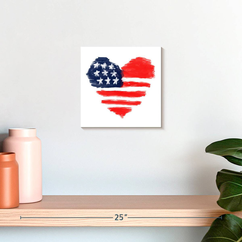 Borges Memorial Day Heart, H 10 po x l 10 po