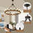16-lights Farmhouse Wagon Wheel Chandeliers, Rustic Round Pendant Light Fixture-1448466978