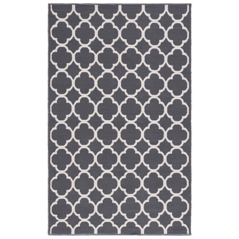 Tapis en coton tissé à la main Desota, Rectangle 3 pi x 5 pi