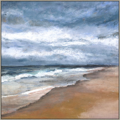 «Impendance Weather» par Hamptons - peinture sur toile à cadre flottant
