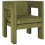 Fauteuil en velours 26 po Shikha-974610177