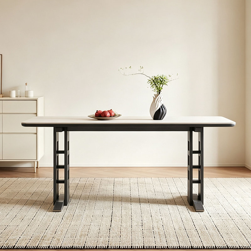 Table de salle à manger moderne, 29.5" H x 70.9" W x 35.4" D