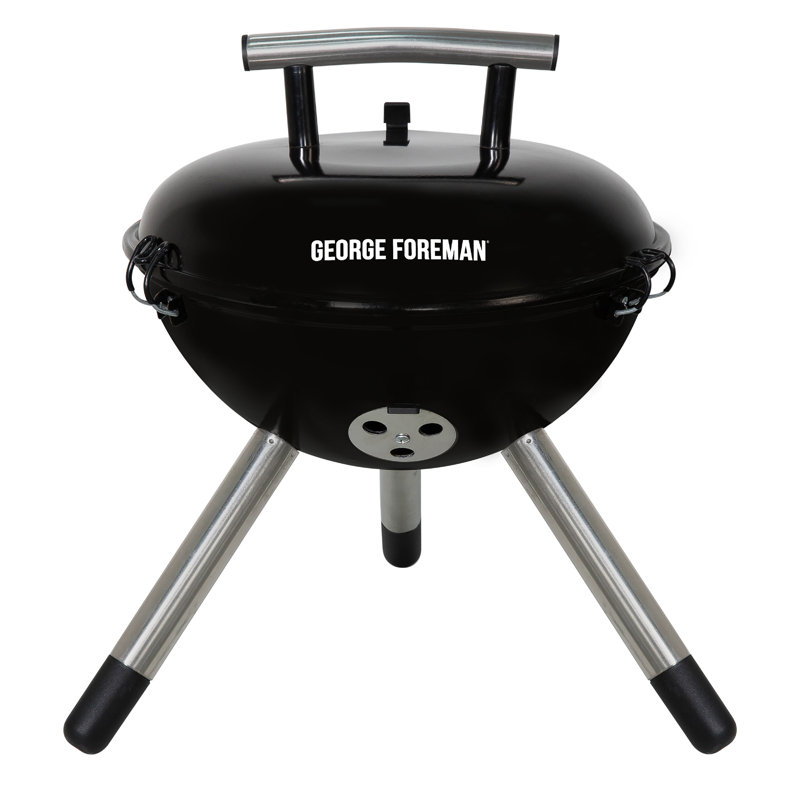 George Foreman 39.5cm W Kettle Charcoal Grill