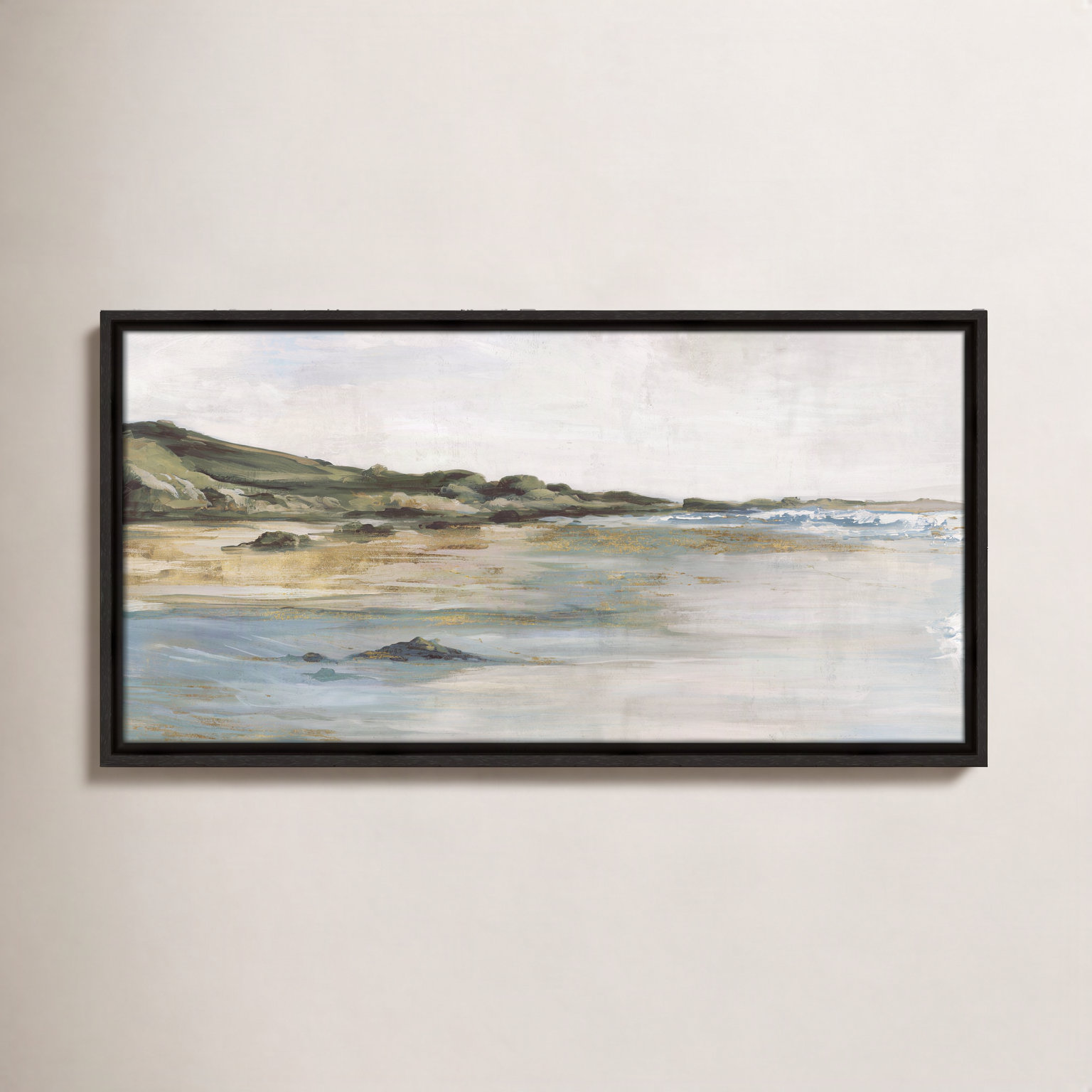 Cordoba "Tide's Edge" Print, Espresso, 13.5" H x 25.5" W