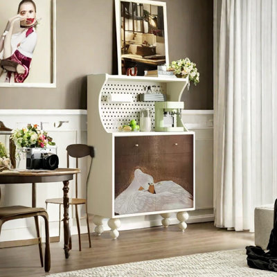 Armoire décorative à imprimé animal