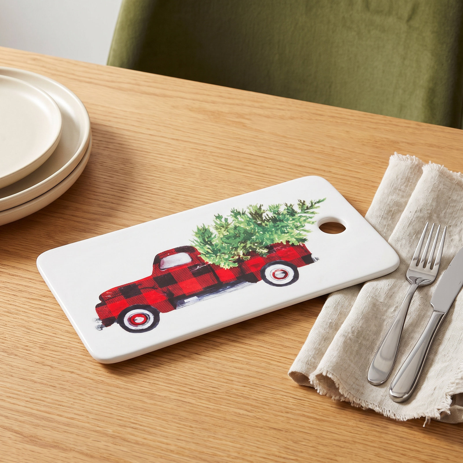Lostant Rectangle Ceramic Cheese Board