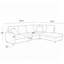 Canapé modulaire en cuir 2 pièces Amielle-695925708-695925698-695925696