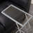 C-Shaped Accent Table,Glass Top End table-2067460572