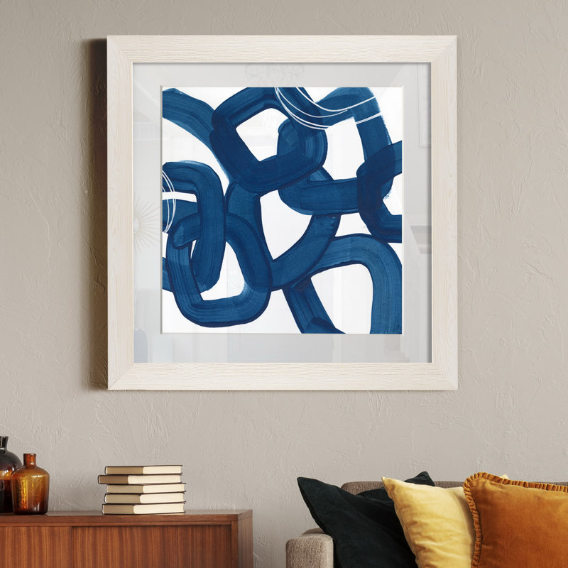 Spool IX-reproduction de photo encadrée sur papier, H 27,5 po x l 27,5 po x P 1,5 po, Cadre blanc