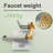 Wall Mounted Bathroom Faucet With Single Handle, Solid Brass Valve Body, Brushed Nickel-126121538