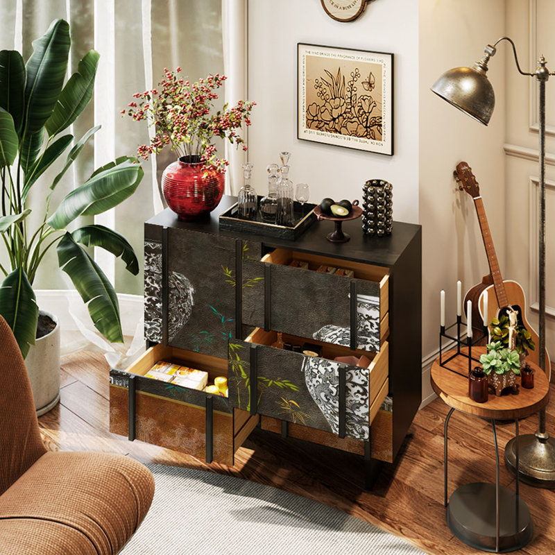 Buffet de style moderne, rétro et minimaliste