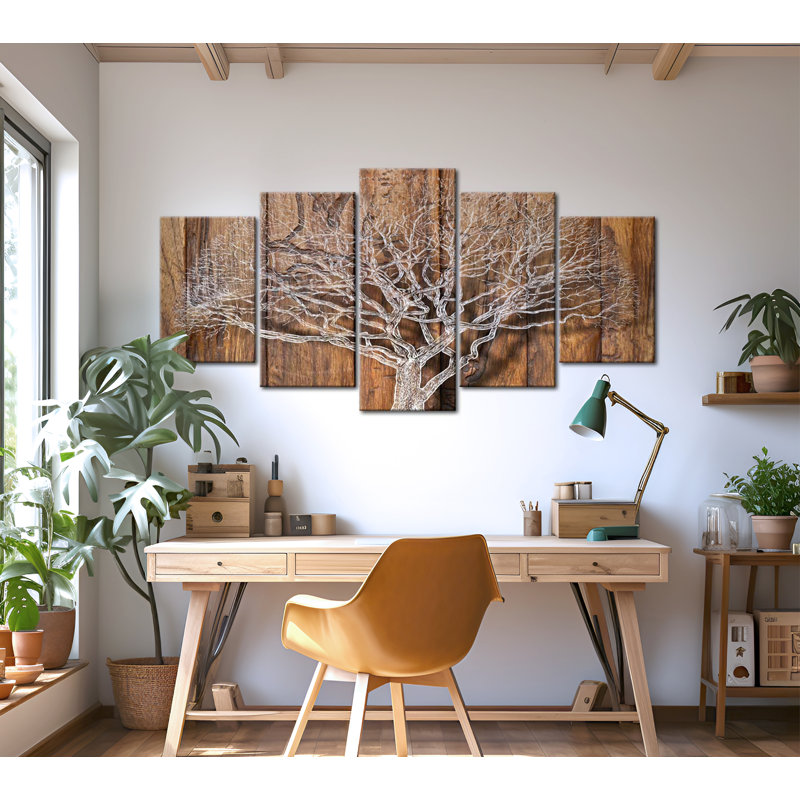 " Tree Chronicle " 5 - Pieces, 20" H x 40" W x 0.7" D