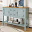 Armoire de rangement décorative avec 4 petits tiroirs et tablette inférieure
