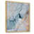 Toile brune avec cadre flottant