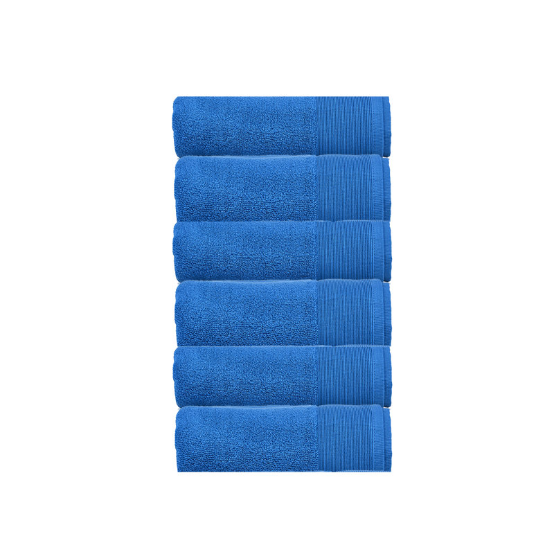 Serviette de toilette 100% coton Hardaway, Bleu royal