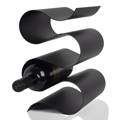 Wine Rack Countertop, Freestanding Creativity Modern Small Wine Holder, Tabletop Wine Stand For Kitchen Wine Bar Inside Cabinet, Pantry Decor-5 Bottle