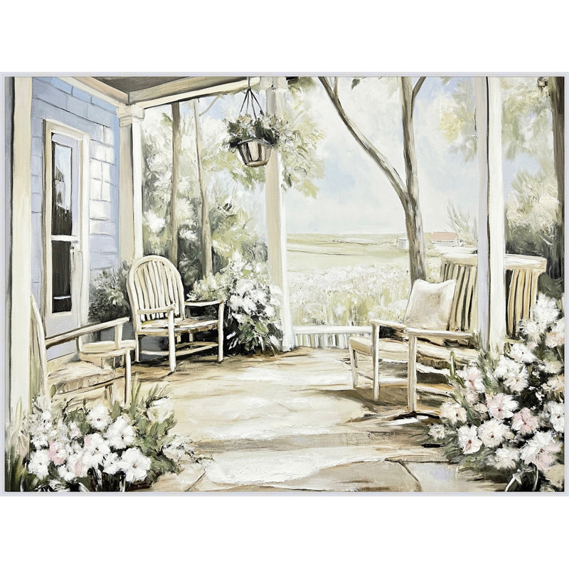 Art mural sur toile confort campagne