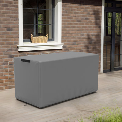 Waterproof Patio Deck Box Cover Outdoor Storage Box Covers by Arlmont & Co.