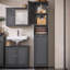Wood Cabinet Laundry Hamper