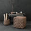 Cael Square Pouf