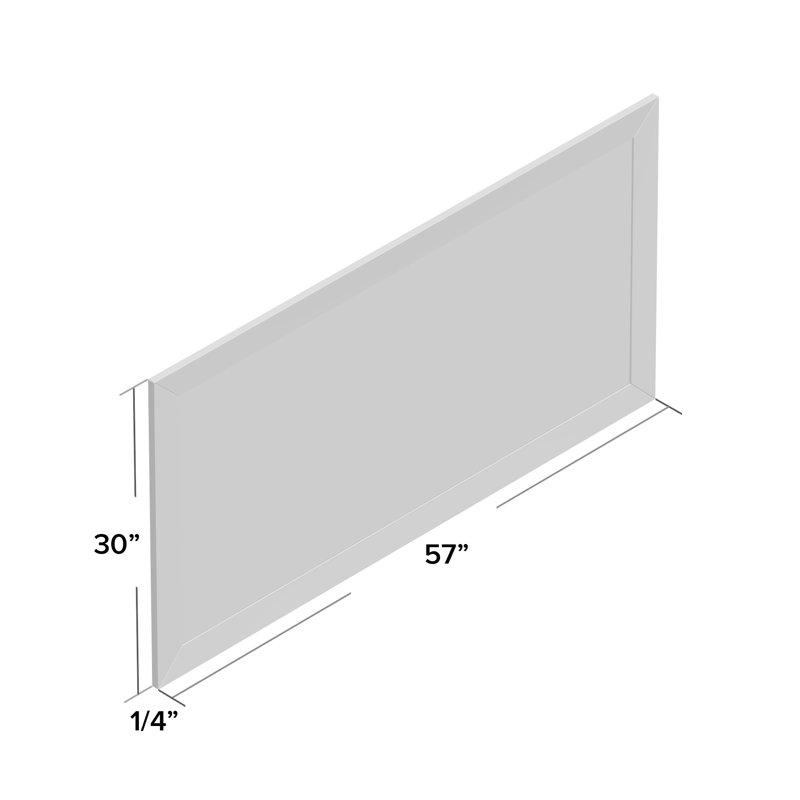 Tieger Mirror, Silver, 31.5" H x 59" W
