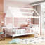 Lit simple en bois avec clôture-278072202