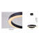 Lustre halo 1 lumière DEL noir mat-413328928