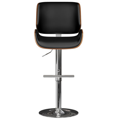 Tabouret de bar réglable Mid-Century rembourré Dixie