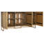 Gold Textured 69" Entertainment Center
