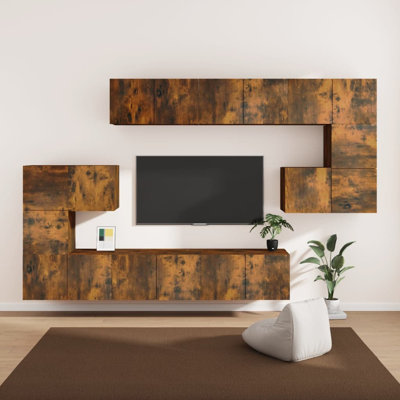 Ravenscroft TV Cabinet Set Engineered Wood
